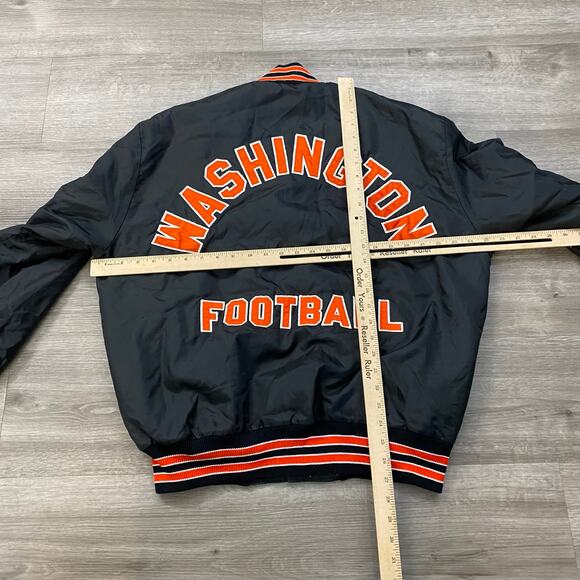 VINTAGE CHAINSTITCHED JACKET WASHINGTON FOOTBALL LARGE - Picture 4 of 4